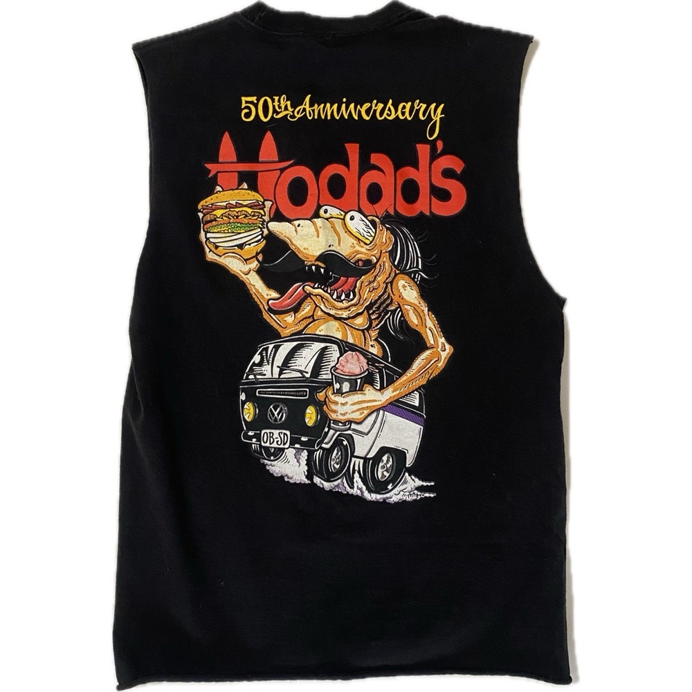 Hodad’s Burgers Muscle Tee Shirt San Diego Sz Small